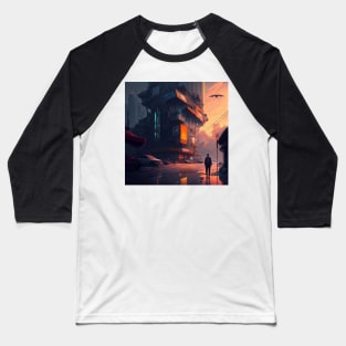 Lost in the City Baseball T-Shirt